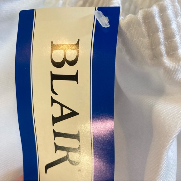 Blair Vintage White Dress Pants Slacks New With Tags Size 18 - Picture 2 of 3